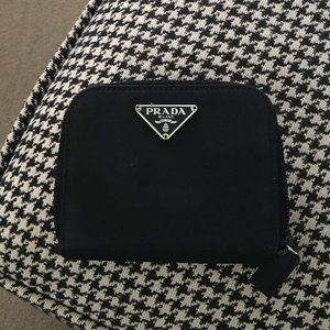 Prada Nylon Black Small Wallet